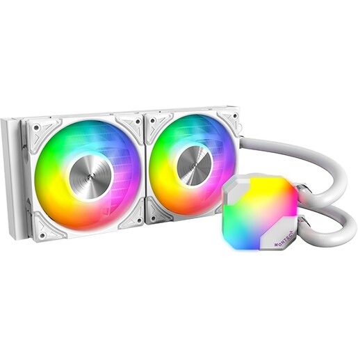 Cooler procesor cu racire lichida MONTECH HyperFlow ARGB 240 White, 120mm, CPMTHF240W Cooler procesor cu racire lichida MONTECH HyperFlow ARGB 240 White, 120mm, CPMTHF240W