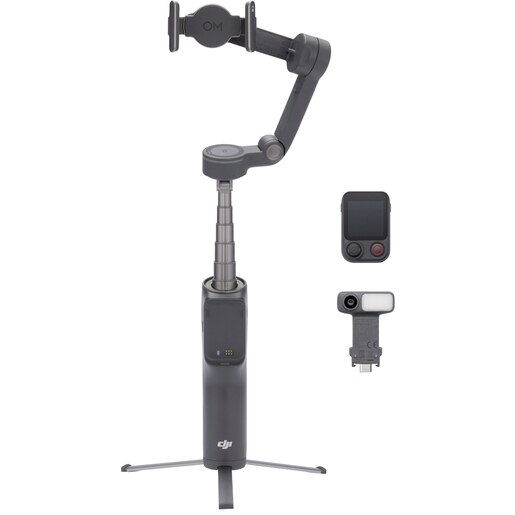 Stabilizator imagine DJI Osmo Mobile 8P Advanced Tracking Combo, Bluetooth, 3 axe, gri Stabilizator imagine DJI Osmo Mobile 8P Advanced Tracking Combo, Bluetooth, 3 axe, gri