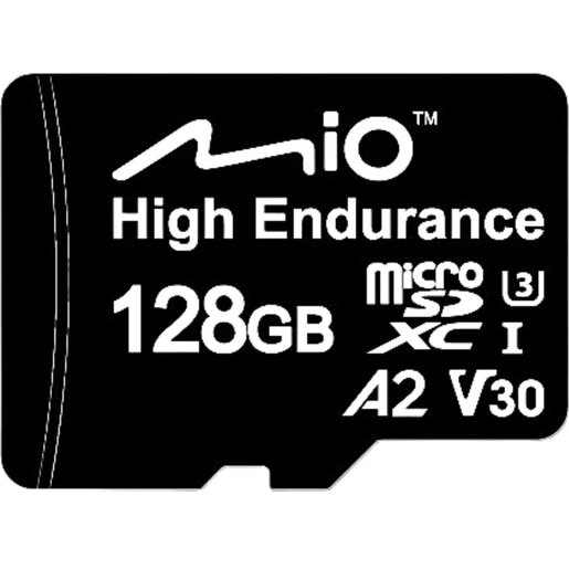 Card de memorie MIO High-Endurance, microSD UHS-I, 128GB, U3, V30, A2 Card de memorie MIO High-Endurance, microSD UHS-I, 128GB, U3, V30, A2