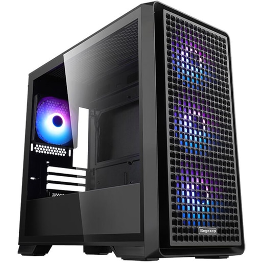 Carcasa PC SEGOTEP Radiant Black, USB 3.0, Fara sursa, negru Carcasa PC SEGOTEP Radiant Black, USB 3.0, Fara sursa, negru