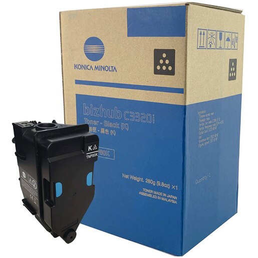 Toner original KONICA MINOLTA TNP-80K, negru Toner original KONICA MINOLTA TNP-80K, negru