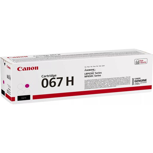 Toner original CANON 067 H, magenta Toner original CANON 067 H, magenta