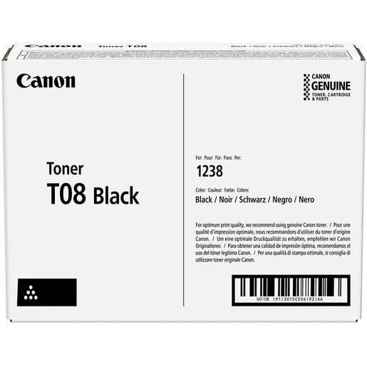 Toner original CANON T08, negru Toner original CANON T08, negru