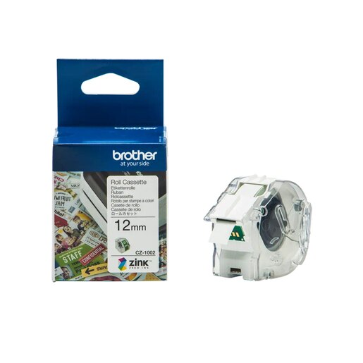 Banda etichete BROTHER CZ-1002, 12mm, 5 m, multicolor Banda etichete BROTHER CZ-1002, 12mm, 5 m, multicolor