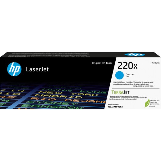 Toner original HP 220X (W2201X), cyan Toner original HP 220X (W2201X), cyan