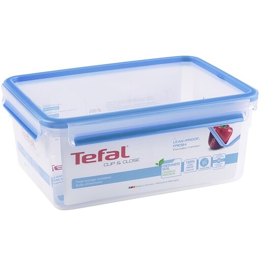 Caserola TEFAL Clip&Close K3022012, 3.7l, plastic, transparent Caserola TEFAL Clip&Close K3022012, 3.7l, plastic, transparent
