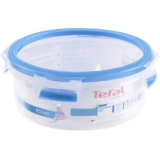 Caserola TEFAL Clip&Close K3022312, 0.85l, plastic, transparent Caserola TEFAL Clip&Close K3022312, 0.85l, plastic, transparent