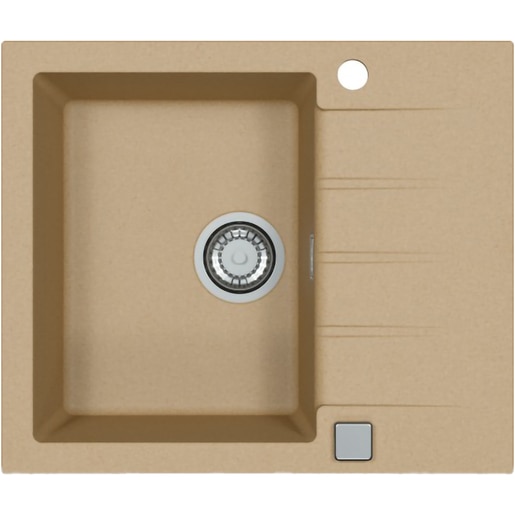 Chiuveta bucatarie ALVEUS Cadit 10 G55, 1 cuva, picurator reversibil, compozit granit, bej Chiuveta bucatarie ALVEUS Cadit 10 G55, 1 cuva, picurator reversibil, compozit granit, bej