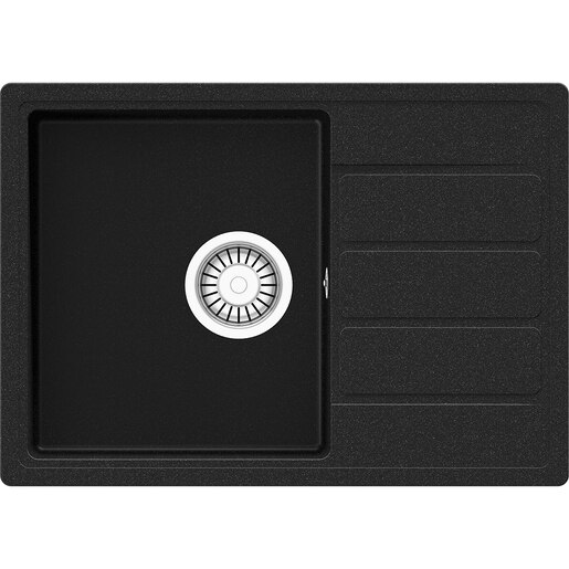 Chiuveta bucatarie TEKA Comfor 45 S-TQ 1B 1D, 1 cuva, picurator reversibil, compozit quartz, negru Chiuveta bucatarie TEKA Comfor 45 S-TQ 1B 1D, 1 cuva, picurator reversibil, compozit quartz, negru