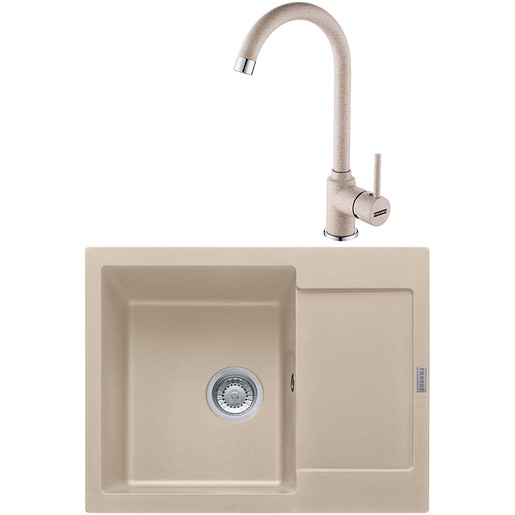 Pachet chiuveta FRANKE MRG 611-62, 1 cuva, picurator reversibil, compozit granit + baterie Pola, avena Pachet chiuveta FRANKE MRG 611-62, 1 cuva, picurator reversibil, compozit granit + baterie Pola, avena