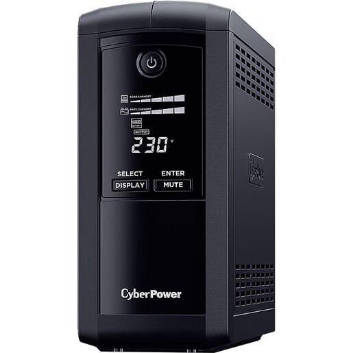 Unitate UPS CYBERPOWER VP1000ELCD, 1000VA, AVR, Schuko Unitate UPS CYBERPOWER VP1000ELCD, 1000VA, AVR, Schuko
