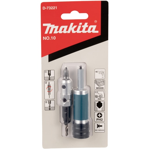 Burghiu cu zencuitor si bit MAKITA D-73221, M5, 3.2 mm Burghiu cu zencuitor si bit MAKITA D-73221, M5, 3.2 mm
