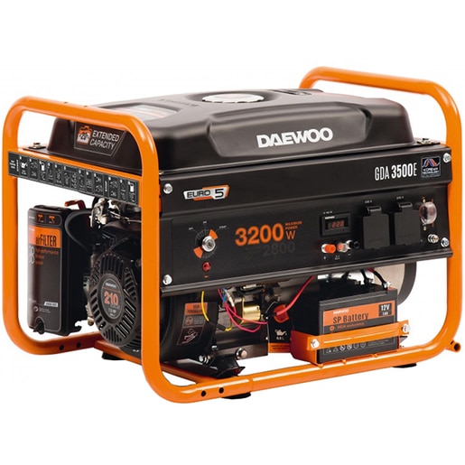 Generator electric DAEWOO GDK5000E, 5000W, 4 timpi, benzina, autonomie 20h Generator electric DAEWOO GDK5000E, 5000W, 4 timpi, benzina, autonomie 20h