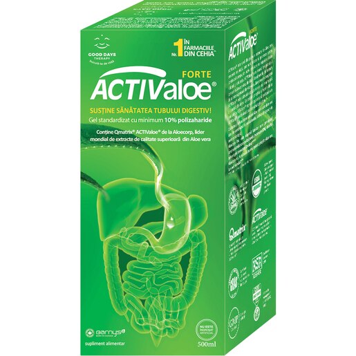 Supliment alimentar ActivAloe Forte, 500 ml, GOOD DAYS THERAPY Supliment alimentar ActivAloe Forte, 500 ml, GOOD DAYS THERAPY