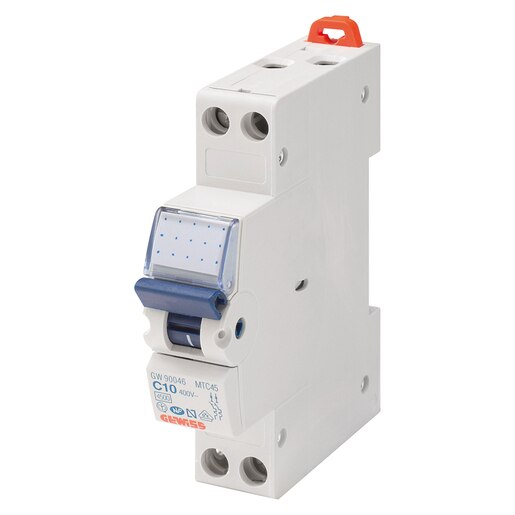 Siguranta automata GEWISS GW90025, 1P, 6A, curba C Siguranta automata GEWISS GW90025, 1P, 6A, curba C
