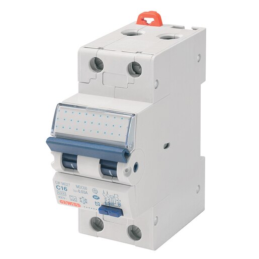 Siguranta automata diferentiala GEWISS GW94008, 2P, 20A, curba C Siguranta automata diferentiala GEWISS GW94008, 2P, 20A, curba C
