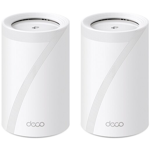 Sistem Wireless Mesh TP-LINK Deco BE65 BE9300, Tri-Band 574 + 2880 + 5760 Mbps, 2 buc, alb Sistem Wireless Mesh TP-LINK Deco BE65 BE9300, Tri-Band 574 + 2880 + 5760 Mbps, 2 buc, alb