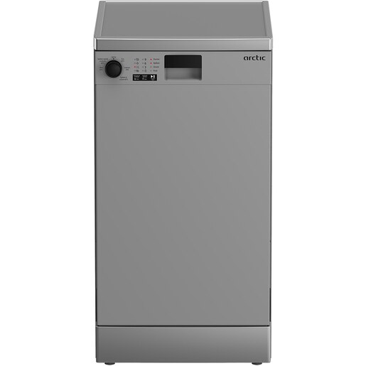 Masina de spalat vase independenta ARCTIC DFS0503, 10 seturi, 6 programe, 45 cm, Clasa D, inox Masina de spalat vase independenta ARCTIC DFS0503, 10 seturi, 6 programe, 45 cm, Clasa D, inox