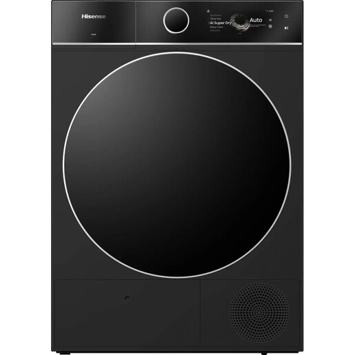 Uscator de rufe HISENSE DH7I108BBAB1, Pompa de caldura, 10 kg, 20 programe, Clasa A, Wi-Fi, negru Uscator de rufe HISENSE DH7I108BBAB1, Pompa de caldura, 10 kg, 20 programe, Clasa A, Wi-Fi, negru