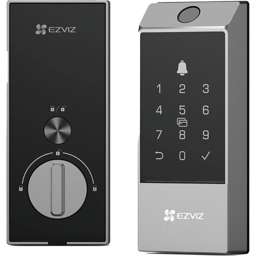 Yala inteligenta EZVIZ DL04, WiFi, cu amprenta, negru Yala inteligenta EZVIZ DL04, WiFi, cu amprenta, negru