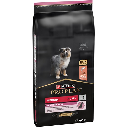 Hrana uscata pentru caini PURINA PRO PLAN Medium, Sensitive Skin, Junior, Somon, 12 kg Hrana uscata pentru caini PURINA PRO PLAN Medium, Sensitive Skin, Junior, Somon, 12 kg
