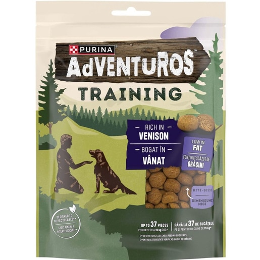 Recompensa pentru caini ADVENTUROS Training, Vanat, 6 x 115g Recompensa pentru caini ADVENTUROS Training, Vanat, 6 x 115g