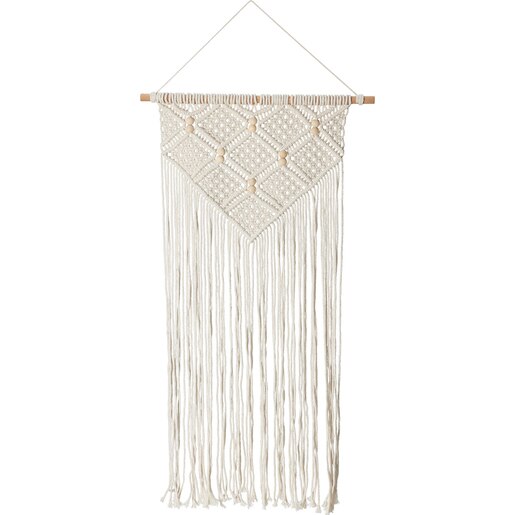 Decoratiune perete HZ1953600, 43 x 80 cm, bumbac, bej Decoratiune perete HZ1953600, 43 x 80 cm, bumbac, bej