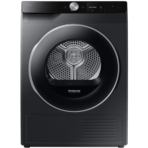 Uscator de rufe SAMSUNG DV90DG6845LBU4, Pompa de caldura, AI Control, 9 kg, 19 programe, Clasa A, Wi-Fi, negru Uscator de rufe SAMSUNG DV90DG6845LBU4, Pompa de caldura, AI Control, 9 kg, 19 programe, Clasa A, Wi-Fi, negru