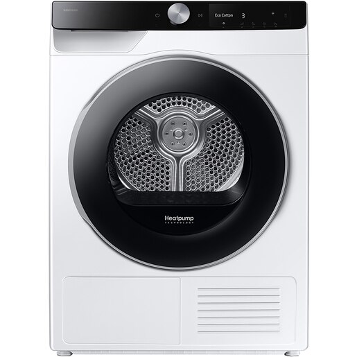 Uscator de rufe SAMSUNG DV90DG6845LKU4, Pompa de caldura, AI Control, 9 kg, 19 programe, Clasa A, Wi-Fi, alb Uscator de rufe SAMSUNG DV90DG6845LKU4, Pompa de caldura, AI Control, 9 kg, 19 programe, Clasa A, Wi-Fi, alb
