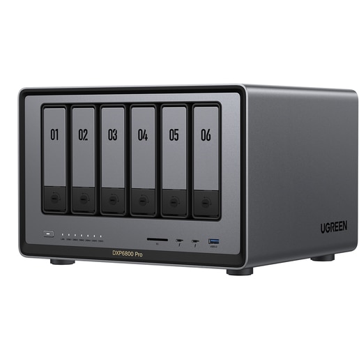 Network Attached Storage UGREEN DXP6800 Pro, 4.4GHz, 8GB, 6-Bays, negru Network Attached Storage UGREEN DXP6800 Pro, 4.4GHz, 8GB, 6-Bays, negru
