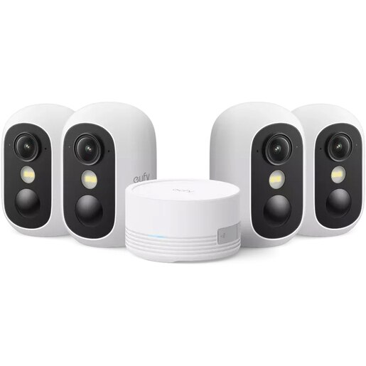 Kit supraveghere video EUFYCAM C35, 4 camere, 1080p Full HD, 16 canale, alb Kit supraveghere video EUFYCAM C35, 4 camere, 1080p Full HD, 16 canale, alb