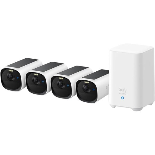 Kit supraveghere video EUFY eufyCam E40, 4 camere, 2K QHD, alb Kit supraveghere video EUFY eufyCam E40, 4 camere, 2K QHD, alb