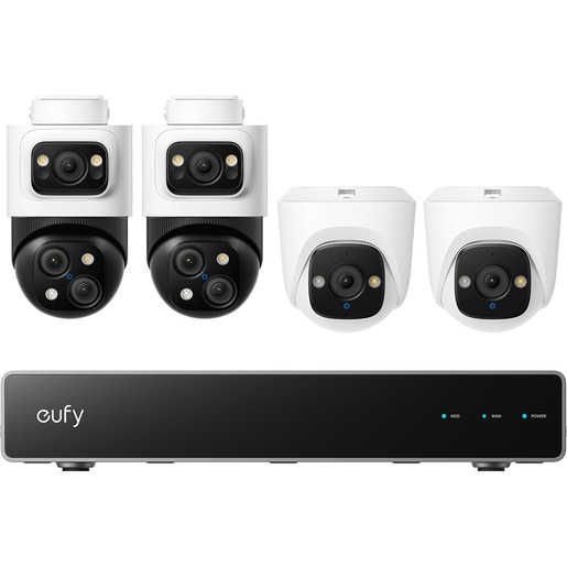 Kit supraveghere video EUFYCAM S4, 4 camere, 4K Ultra HD, 16 canale, alb Kit supraveghere video EUFYCAM S4, 4 camere, 4K Ultra HD, 16 canale, alb