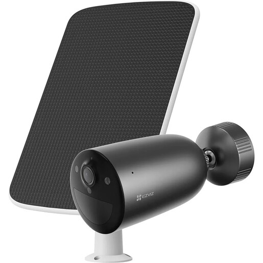 Kit Camera IP Wireless EZVIZ EB3, 2K, 4G, IR 15M, Motion Detection, panou solar Type-C, baterie 5200mAh, negru Kit Camera IP Wireless EZVIZ EB3, 2K, 4G, IR 15M, Motion Detection, panou solar Type-C, baterie 5200mAh, negru