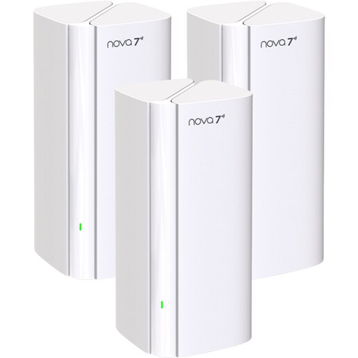 Sistem Mesh Wireless TENDA Nova EE3 Pro BE3600, Wi-Fi 7, Dual Band 688 + 2882 Mbps, 3 buc, alb Sistem Mesh Wireless TENDA Nova EE3 Pro BE3600, Wi-Fi 7, Dual Band 688 + 2882 Mbps, 3 buc, alb