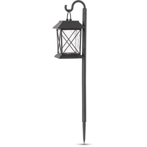 Lampa solara ENTAC EGSL-P8LM-42.5, LED, plastic, negru Lampa solara ENTAC EGSL-P8LM-42.5, LED, plastic, negru