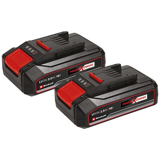 Set acumulator pentru scule electrice EINHELL 4511524, 18V, 2,5 Ah, Li-Ion Set acumulator pentru scule electrice EINHELL 4511524, 18V, 2,5 Ah, Li-Ion