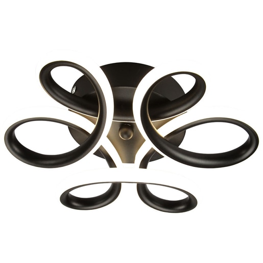 Plafoniera LED ERSTE Lixy, 30W, 1950lm, IP20, negru Plafoniera LED ERSTE Lixy, 30W, 1950lm, IP20, negru