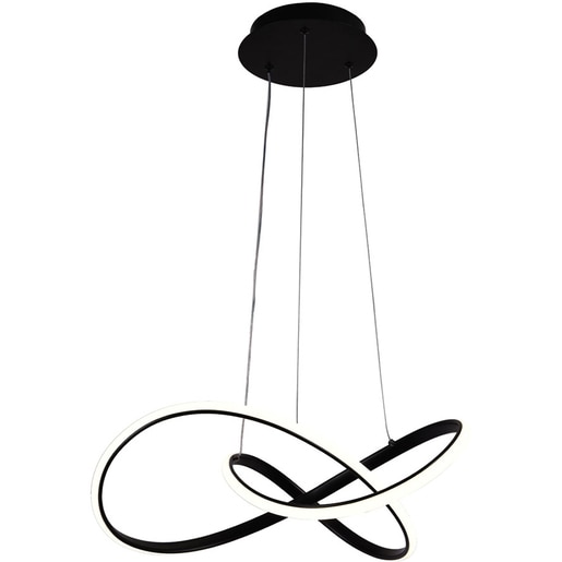 Pendul LED ERSTE Libra, 55W, 3410lm, IP20, negru Pendul LED ERSTE Libra, 55W, 3410lm, IP20, negru