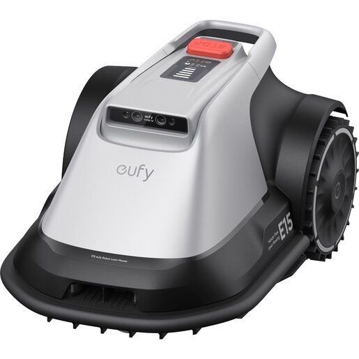 Robot de tuns iarba pe acumulator EUFY E15, Electric, 4.2Ah, IPX6, 800 mp, latime taiere 20.3 cm, gri-negru, Wi-Fi, Navigare Smart Robot de tuns iarba pe acumulator EUFY E15, Electric, 4.2Ah, IPX6, 800 mp, latime taiere 20.3 cm, gri-negru, Wi-Fi, Navigare Smart