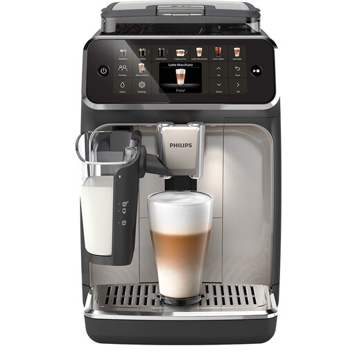Espressor automat PHILIPS Seria 5500 EP5547/90, 1.8l, 1500W, 15 bar, argintiu-negru Espressor automat PHILIPS Seria 5500 EP5547/90, 1.8l, 1500W, 15 bar, argintiu-negru