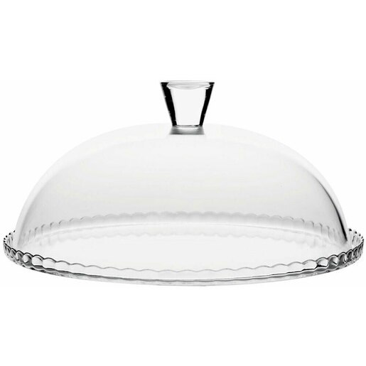 Platou prajituri cu capac PASABAHCE Patisserie, 32cm, sticla, transparent Platou prajituri cu capac PASABAHCE Patisserie, 32cm, sticla, transparent