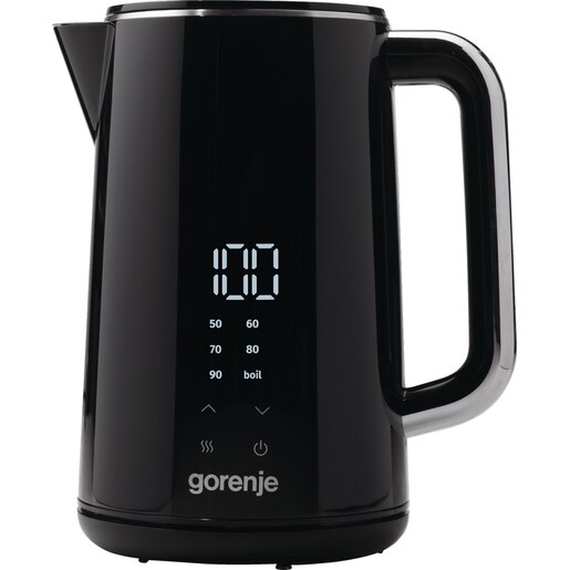 Fierbator apa GORENJE K17DWD, 1.7l, 2200W, negru-argintiu Fierbator apa GORENJE K17DWD, 1.7l, 2200W, negru-argintiu
