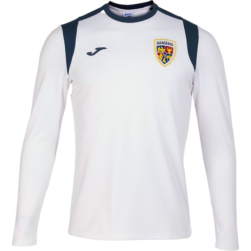 Jacheta fotbal JOMA Echipa Nationala de Fotbal a Romaniei 2023, marimea XL, alb Jacheta fotbal JOMA Echipa Nationala de Fotbal a Romaniei 2023, marimea XL, alb