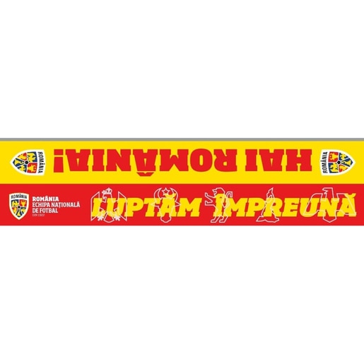 Esarfa ECHIPA NATIONALA DE FOTBAL A ROMANIEI, galben-rosu Esarfa ECHIPA NATIONALA DE FOTBAL A ROMANIEI, galben-rosu
