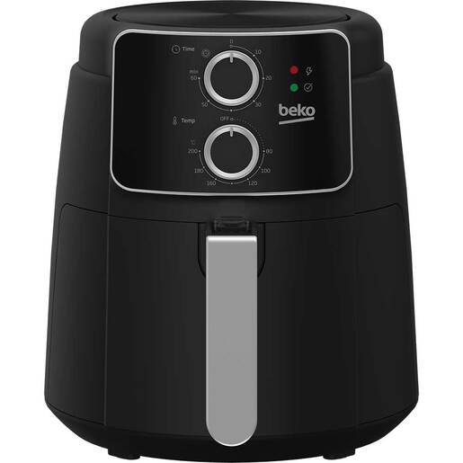 Friteuza cu aer cald BEKO ExpertFry FRL2242B, 1kg, 3.9l, 1500W, negru-argintiu Friteuza cu aer cald BEKO ExpertFry FRL2242B, 1kg, 3.9l, 1500W, negru-argintiu