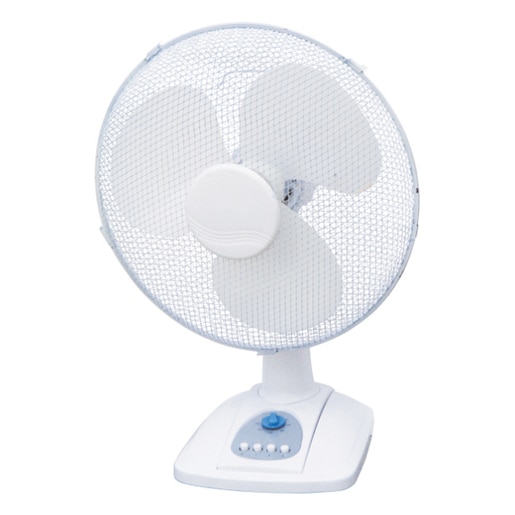Ventilator de birou MYRIA FT-40D, 40 cm, 3 viteze, 45W, alb Ventilator de birou MYRIA FT-40D, 40 cm, 3 viteze, 45W, alb