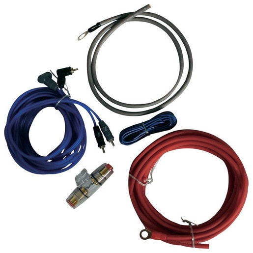 Kit cabluri pentru amplificator auto AIV 350940, 5m, 10mm Kit cabluri pentru amplificator auto AIV 350940, 5m, 10mm