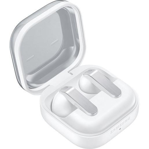 Casti SAMSUNG Galaxy Buds4, True Wireless, Bluetooth, In-Ear, Microfon, Noise Cancelling, Carcasa incarcare wireless, alb Casti SAMSUNG Galaxy Buds4, True Wireless, Bluetooth, In-Ear, Microfon, Noise Cancelling, Carcasa incarcare wireless, alb