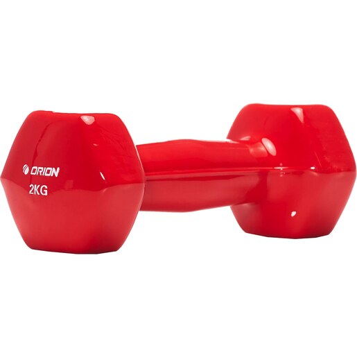 Gantera vinyl ORION VDB-03-2, 2kg, rosu Gantera vinyl ORION VDB-03-2, 2kg, rosu
